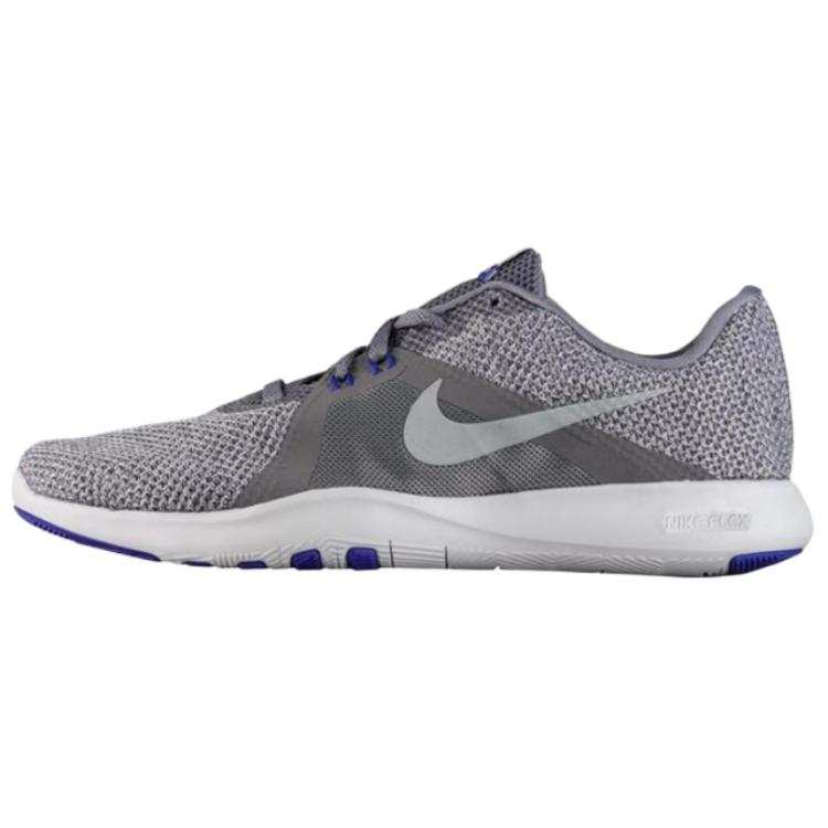 Nike Nike Flex Trainer 8 Slip Resistant Abrasion Resistant Low top Training Shoes Women's Gray