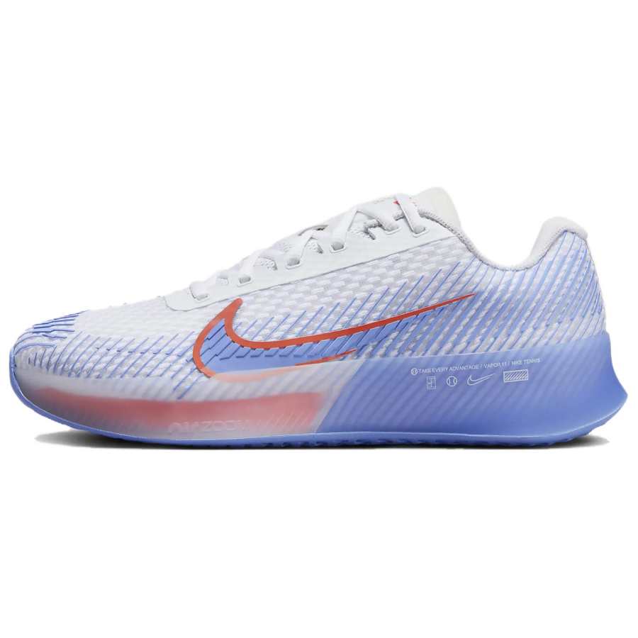 Nike Nike Air Zoom Vapor 11 Abrasion Resistant Low top Tennis Shoes Women's Blue