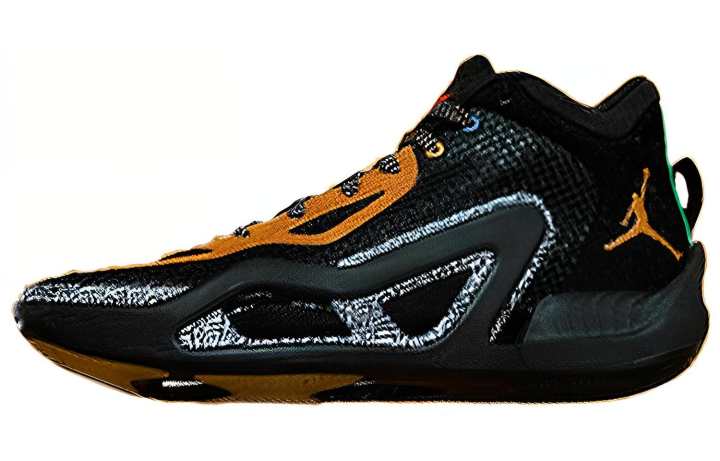 Jordan Jordan Tatum 1 Basketball Shoes Men's Mid Top Black/Yellow
