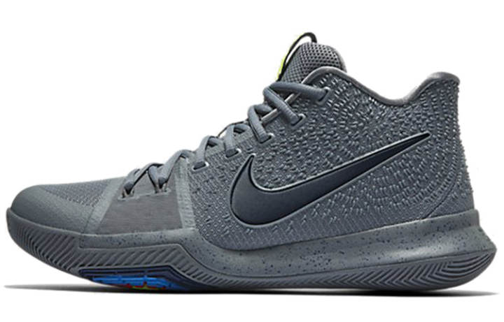 Nike Nike Kyrie 3 Cool Grey Cushioning Slip Resistant Cushioning Slip Resistant Mid top Performance Basketball Shoes Men's