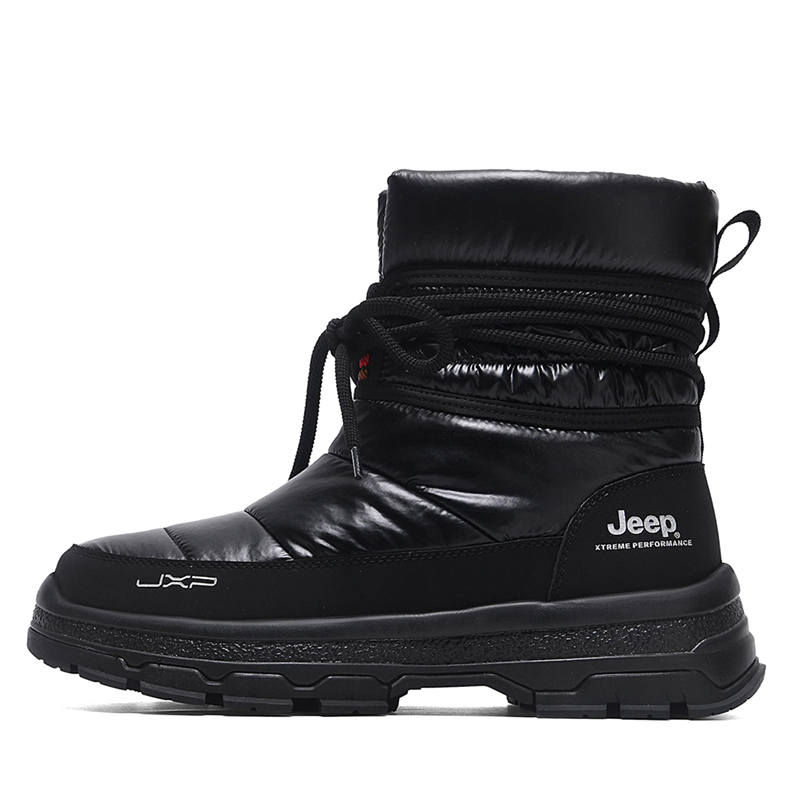 Jeep Jeep Comfortable Crew Snow Boots Unisex Black