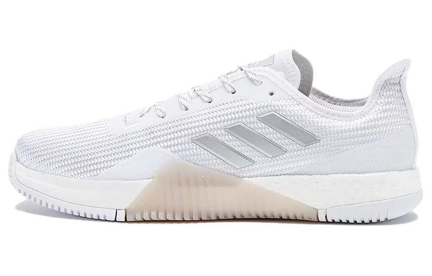 Adidas Adidas CrazyTrain Slip Resistant Lightweight Non slip Lightweight Low top Basketball Shoes Men's White