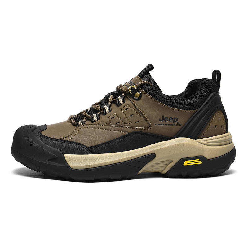 Jeep Cow Split Leather Low top Mountaineering Shoes Men's