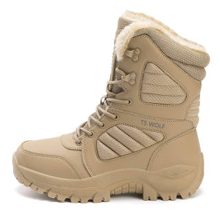 TANSENLANG Crew Snow Boots Unisex Yellow