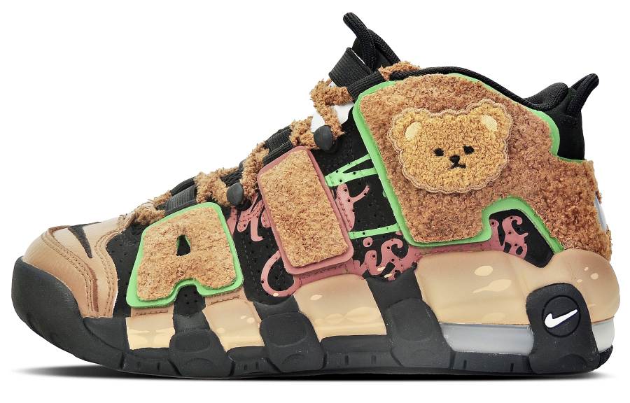 Nike Nike Air More Uptempo Baking Amusement Park Mid top Vintage Basketball Shoes GS Brown