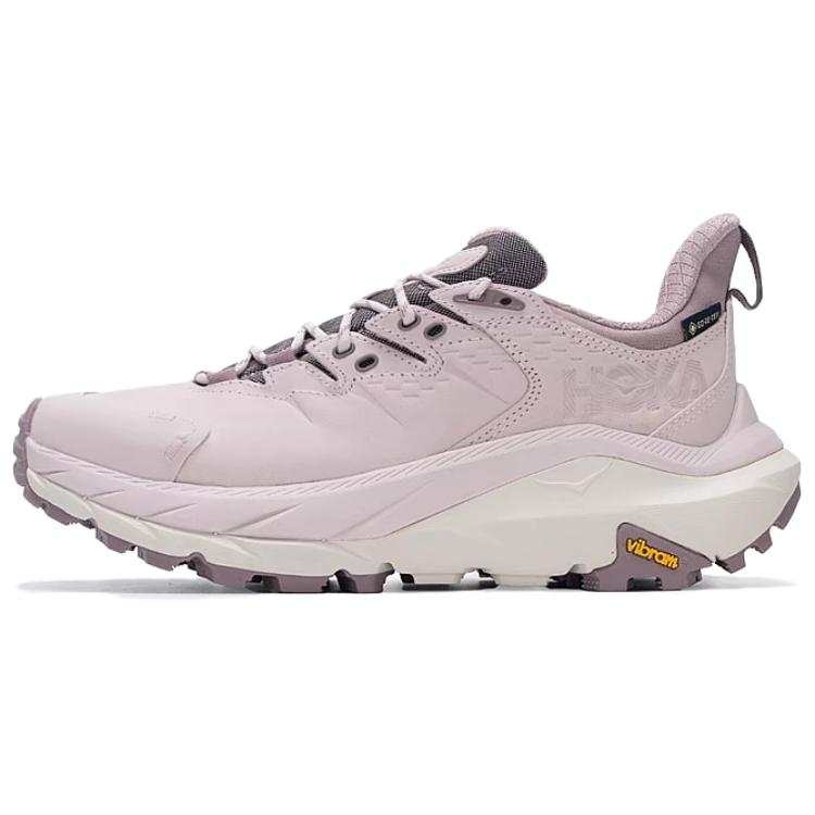 HOKA ONE ONE Kaha 2 Slip Resistant Abrasion Resistant Low top Hiking Shoes Women's Light Pink
