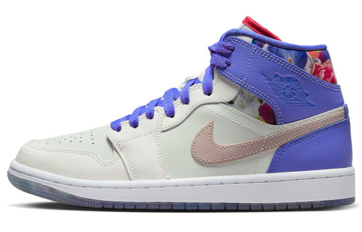 Jordan Jordan 1 Mid Se Valentine's Day Flowers Women's