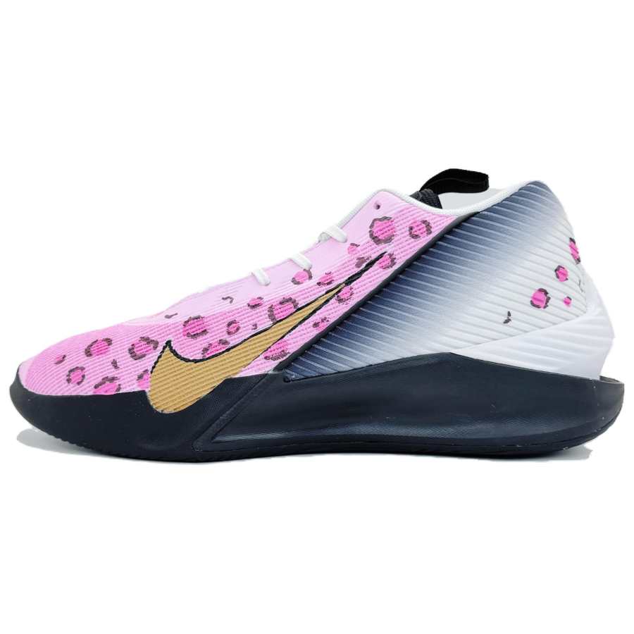 Nike Nike G.T. Jump Academy Fantasia, Pink Leopard Mid top Basketball Shoes Men's Pink