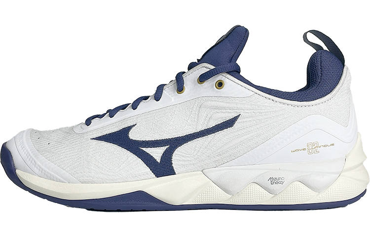 Mizuno Wave Luminous 2 Low top Volleyball Shoes Unisex White Blue