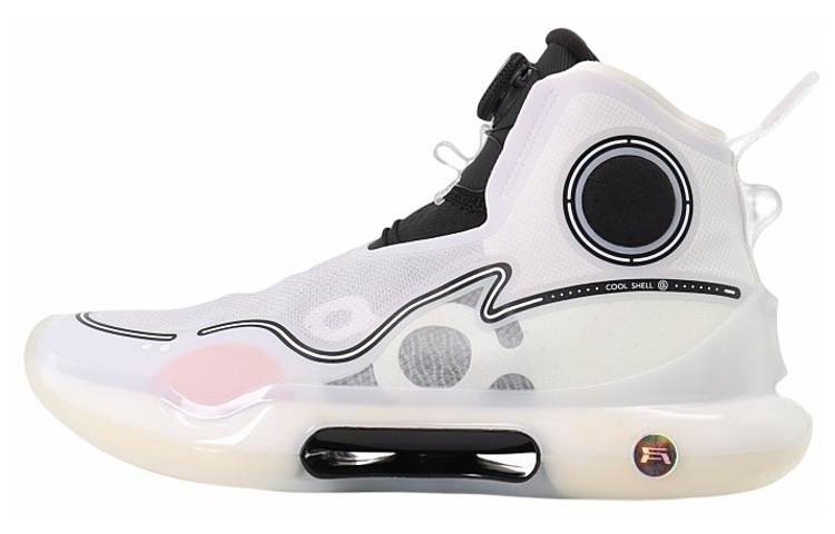 Li-Ning Li Ning YuShuai Evolution Basketball Shoes Men's High Top White/Black