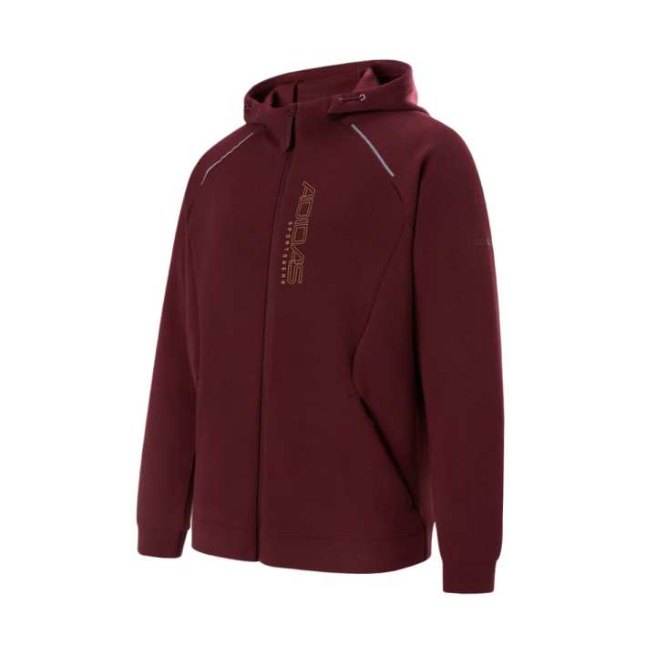 Adidas Adidas Sweatshirts Men's Burgundy Hooded Moderate Other