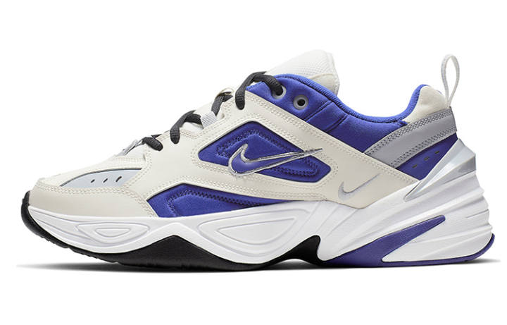 Nike Nike M2K Tekno Abrasion Resistant Lightweight Low top Chunky Sneakers Unisex Blue White