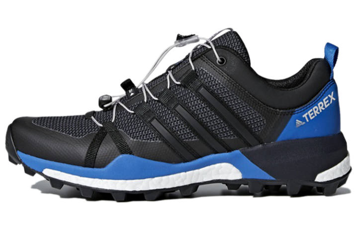 Adidas Adidas Terrex Skychaser Abrasion Resistant Low top Hiking Shoes Men's Black Blue