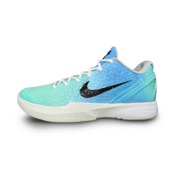 Nike Nike Zoom Kobe 6 Low top Basketball Shoes Men's Blue Green