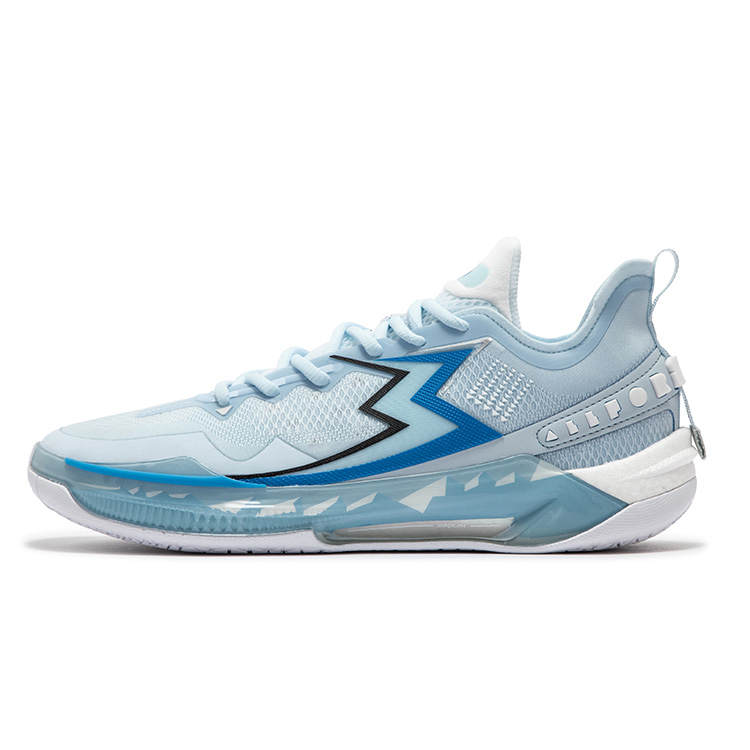 361° BIG3 5.0 Quick PRO Snow Mountains Low top Basketball Shoes Men's Blue White