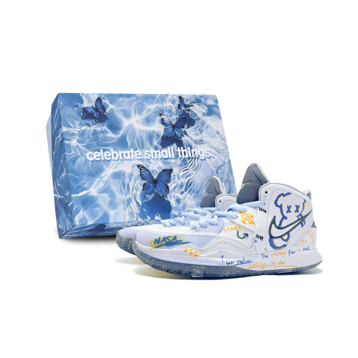 Nike Nike Kyrie 8 Infinity Basketball Shoes Unisex Mid Top Blue