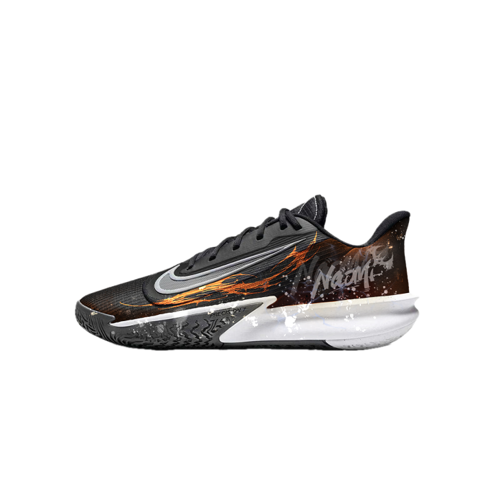 Nike Nike Precision 7 Free Panda, Passion Cushioning Slip Resistant Cushioning Slip Resistant Low top Basketball Shoes Men's