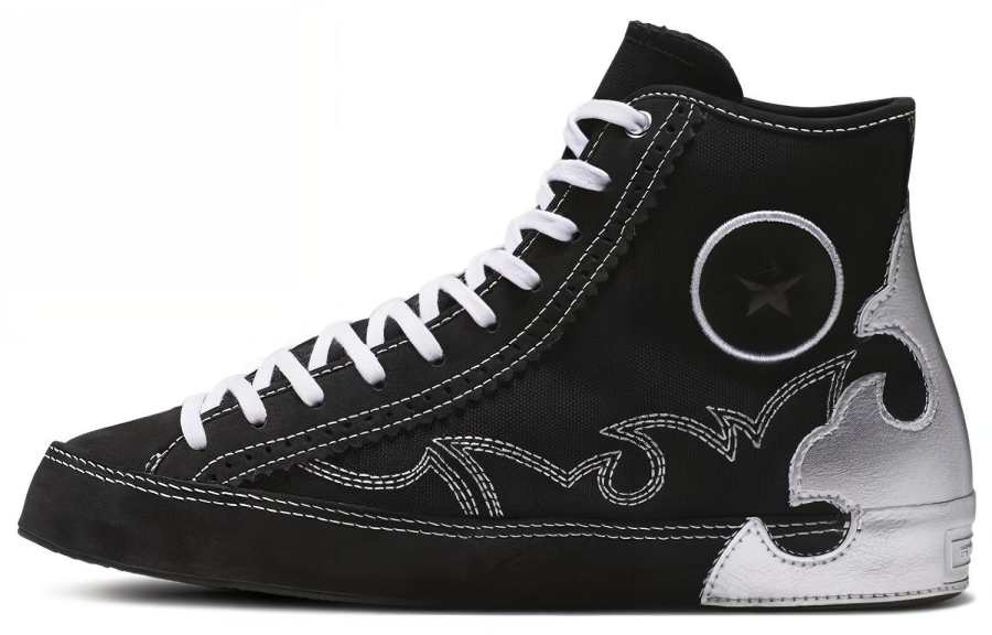 Converse Chuck Taylor All Star Sasha High Top Black Silver 'Blue White' Women's