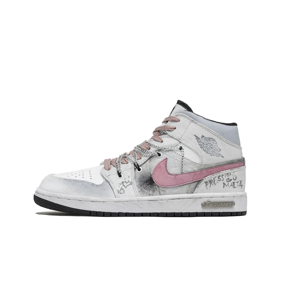 Jordan Jordan Air Jordan 1 ADCDAVINCI Custom, Unique To Me Abrasion Resistant Breathable Abrasion Resistant Breathable Mid top