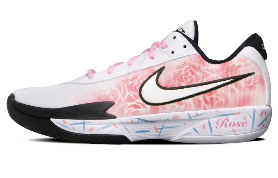 Nike Nike Air Zoom G.T. Cut Academy Cushioning Abrasion Resistant Breathable Low top Basketball Shoes Men's Pink