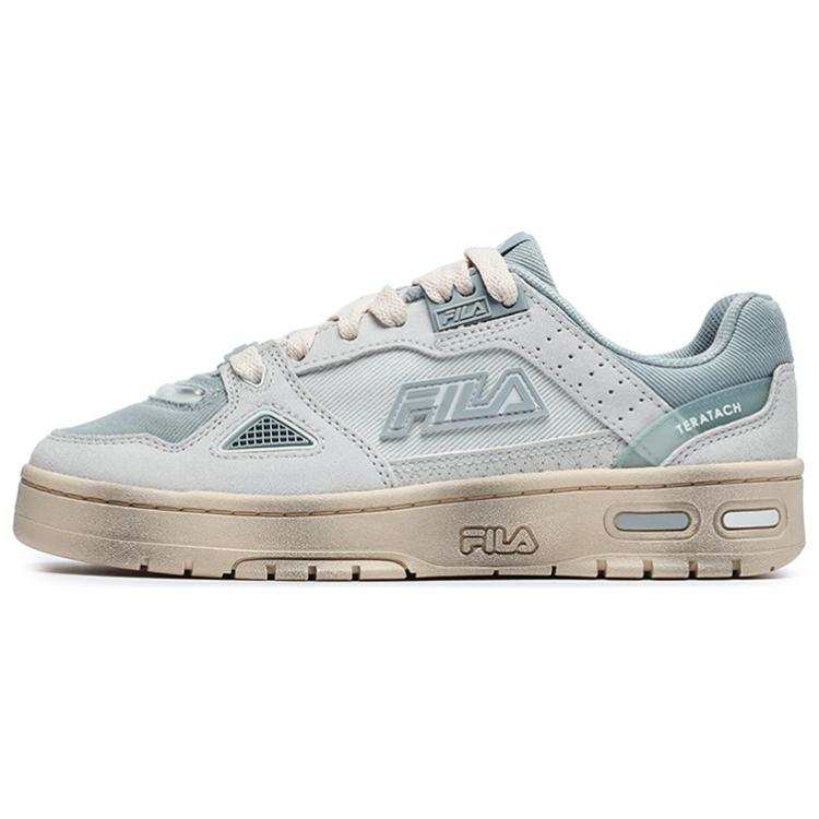 FILA FUSION Teratach Low Cushioning Abrasion Resistant Low top Vintage Basketball Shoes Women's Fading Blue