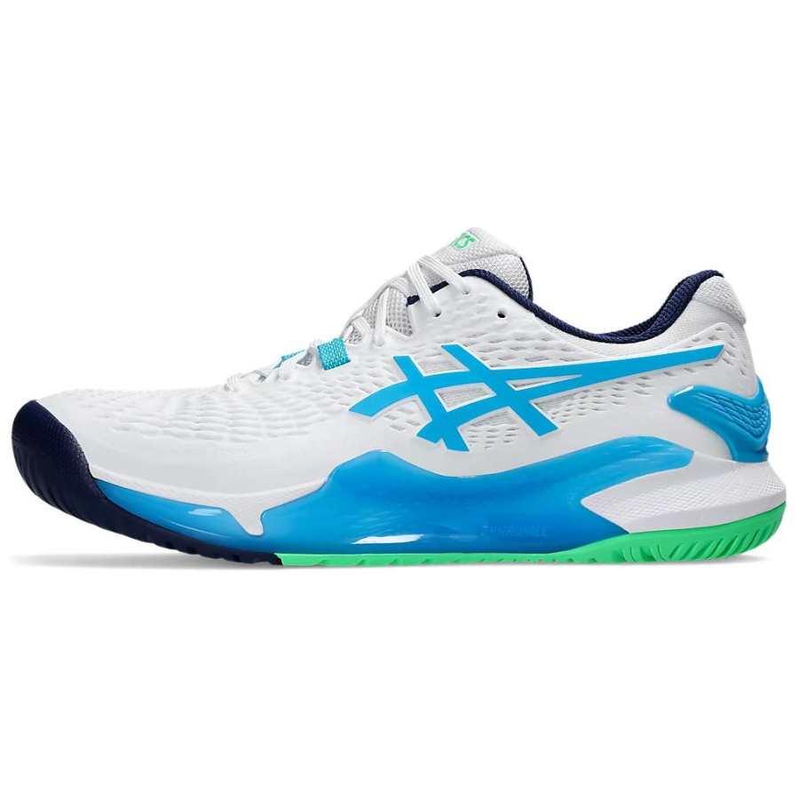 ASICS ASICS Gel Resolution 9 White Digital Aqua