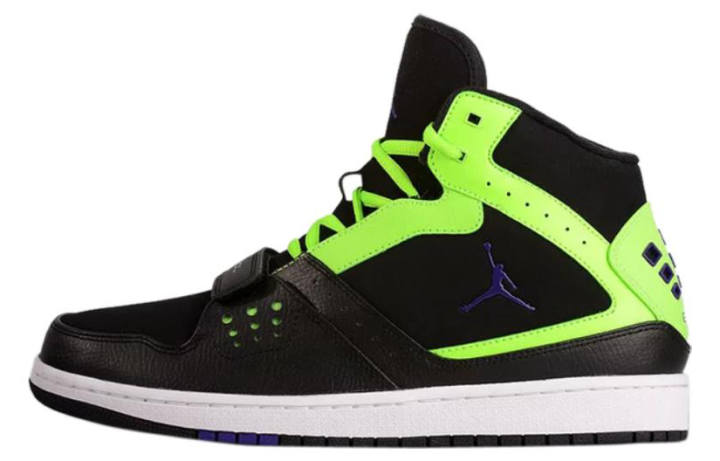 Jordan Air Jordan 1 Flight Strap 'Black Flash Lime'