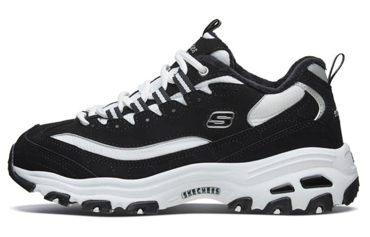 Skechers D'Lites 1.0 White/Black Women's