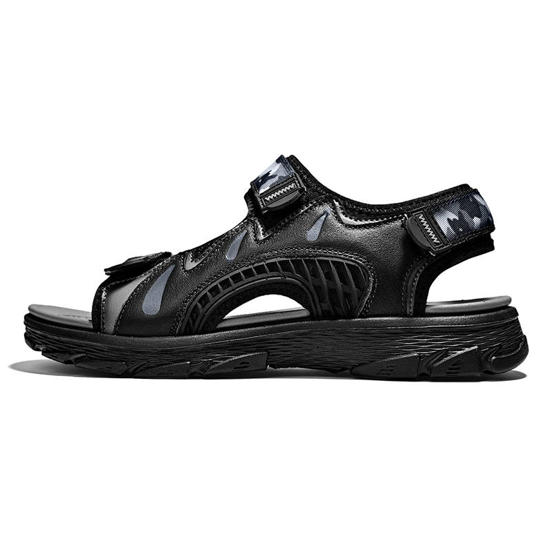 HBRK HBRK Beach Sandals Men's Black/Khaki
