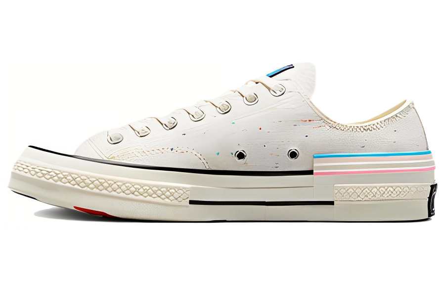 Converse Chuck 70 Versatile Abrasion Resistant Low top Canvas Shoes Unisex Ecru