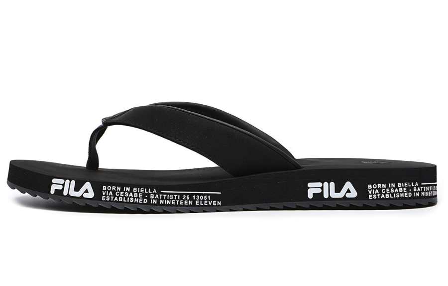 FILA TREVI Rubber Sole Flip Flops Women's Black