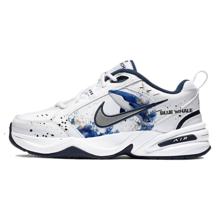Nike Nike Air Monarch 4 Chunky Sneakers Unisex Low Top Blue/White