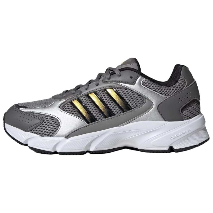 Adidas Adidas CRAZYCHAOS 2000 Mesh Slip Resistant Abrasion Resistant Low top Casual Running Shoes Men's Gray