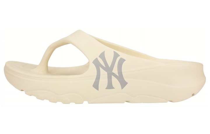 MLB MLB Slipper Graffiti Slip Resistant Slip Resistant Flip Flops Unisex Beige