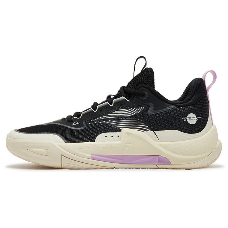 361° DVD Team2.0 SE Slip Resistant, Abrasion Resistant, Breathable Low top Basketball Shoes Men's Black Beige
