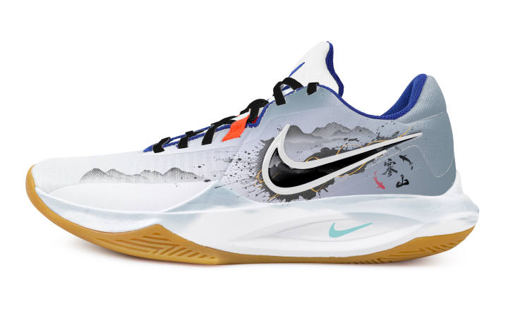 Nike Nike Precision 6 Low top Basketball Shoes Men's Blue White