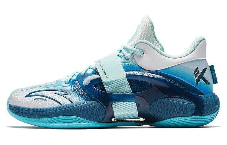 Anta KT SPLASH V Sports Breathable Moisture Wicking High top Basketball Shoes Men's Blue White