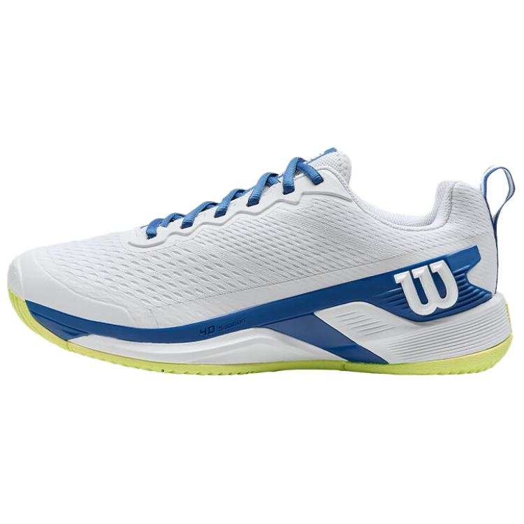 Wilson RUSH PRO 4.5 Comfortable Abrasion Resistant Abrasion Resistant Low top Tennis Shoes Men's White Blue