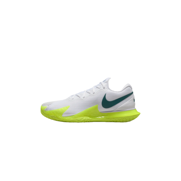 Nike Nike Air Zoom Vapor Cage 4 Rafa Durable Support Low top Tennis Shoes Men's White