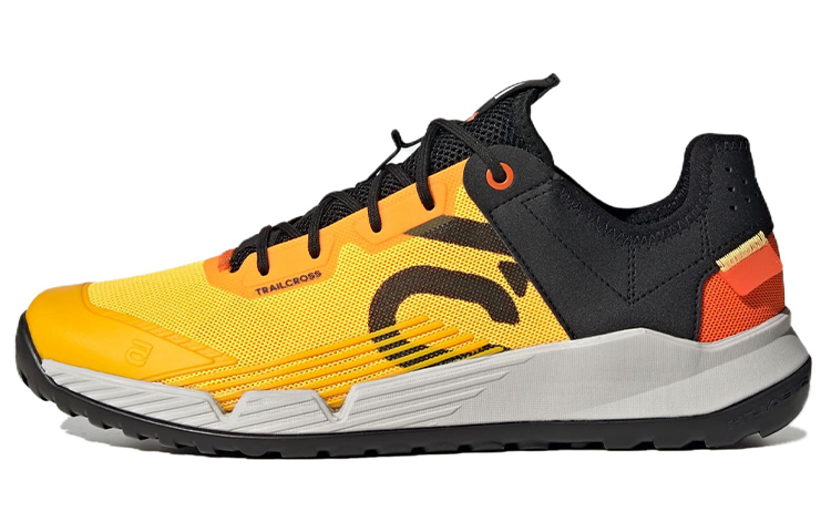 Adidas Adidas Five Ten Trailcross Lt Slip Resistant Abrasion Resistant Low top Cycling Shoes Men's Black Yellow