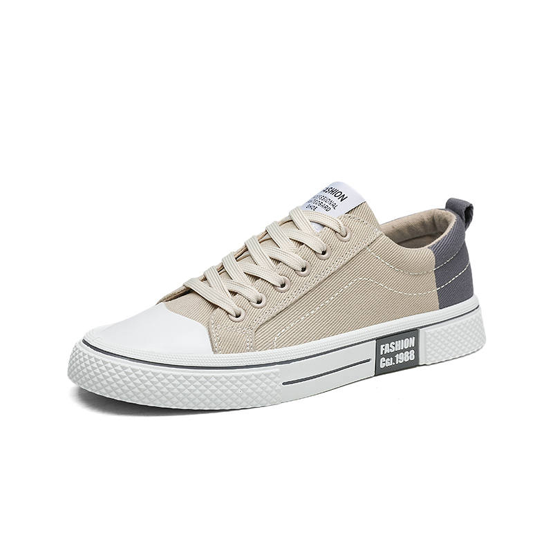 JINLAIKE Slip Resistant Abrasion Resistant Slip Resistant Abrasion Resistant Low top Canvas Shoes Men's