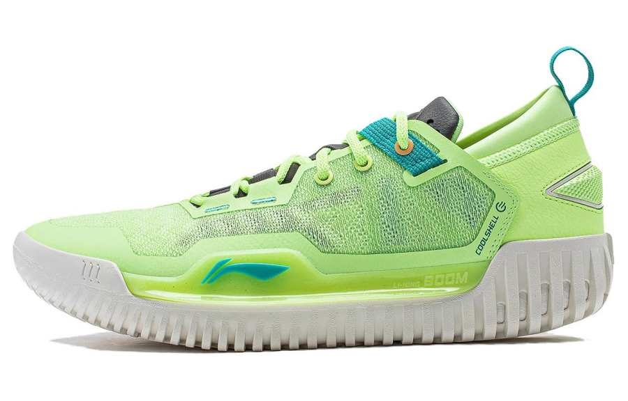 Li-Ning Li Ning BadFive 3 Low Cushioning Slip Resistant Low top Basketball Shoes Men's Fluorescent Ice Yellow