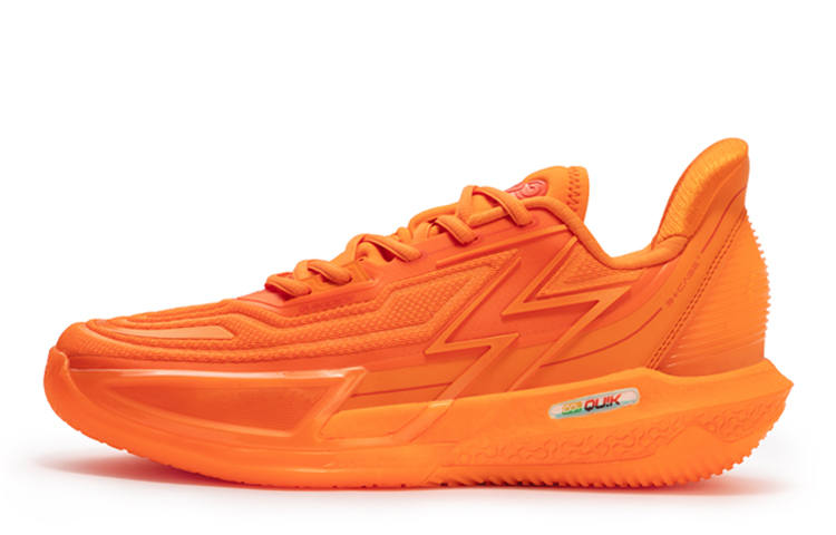 361° BIG3 4.0 Quick Pro Orange, Carbon Plate, Game Ready Comfortable Low top Basketball Shoes Men's Orange Red