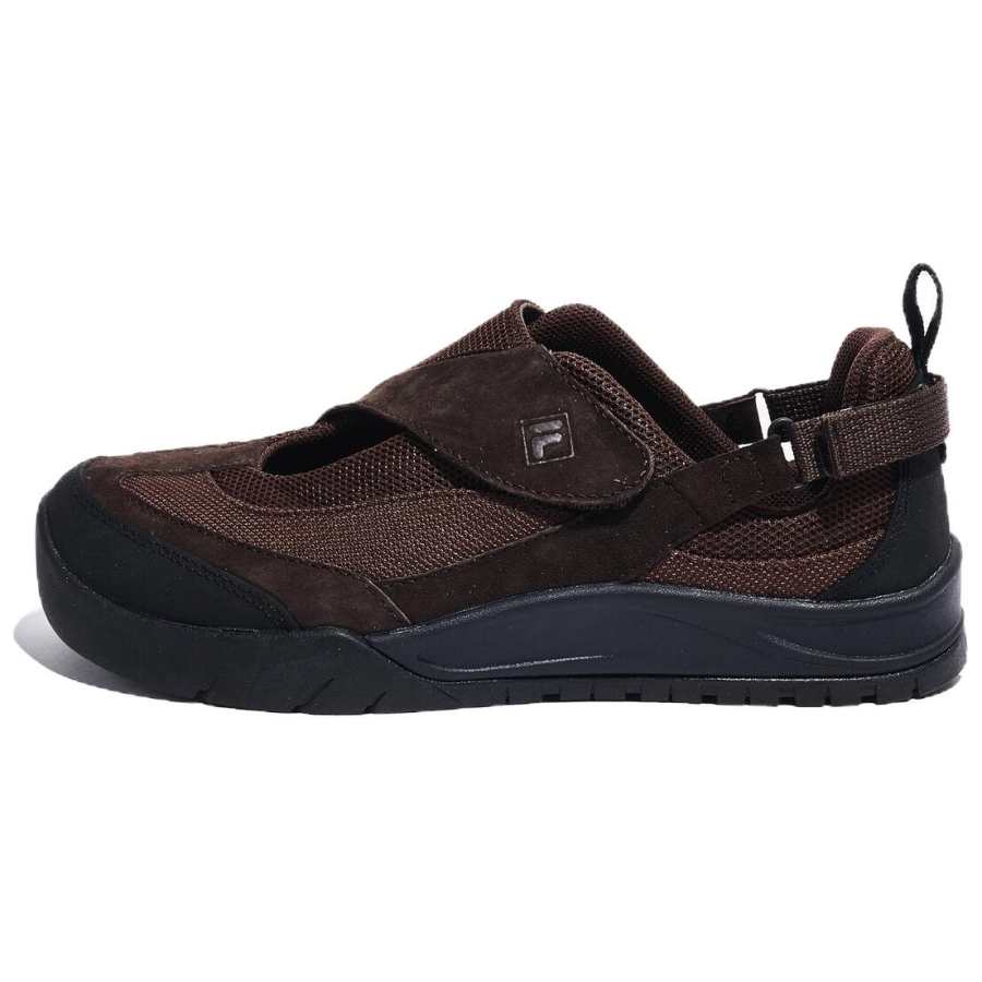 FILA Melvis Mary Jane Shoes Women's Dark Brown Black
