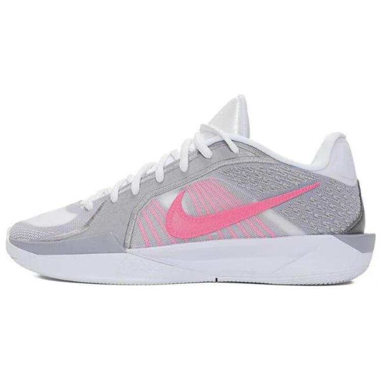 Nike Nike Sabrina 2 Soft And Comfortable Slip Resistant Abrasion Resistant Low top Basketball Shoes Women's Gray Pink