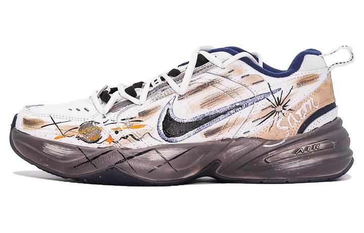 Nike Nike Air Monarch 4 Abrasion Resistant Abrasion Resistant Low top Chunky Sneakers Unisex Brown