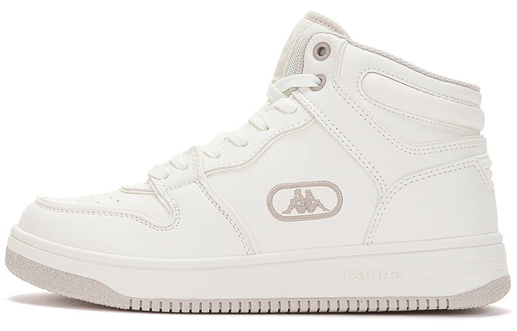 Kappa Abrasion Resistant Abrasion Resistant Mid top Vintage Basketball Shoes Unisex White