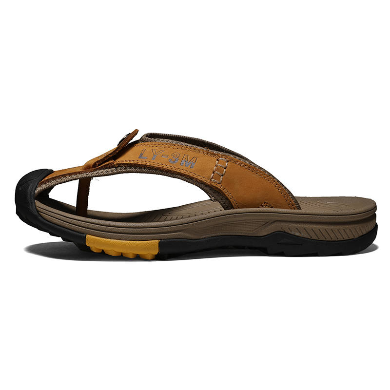 CANUVEN Abrasion Resistant Slip Resistant Abrasion Resistant Slip Resistant Flip Flops Men's