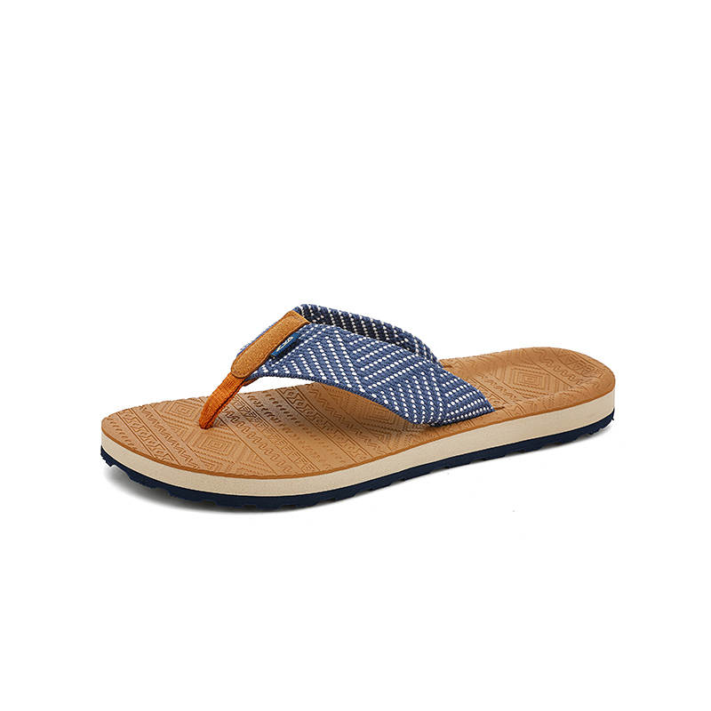 ZVA Quiet Abrasion Resistant Slip Resistant Quiet Abrasion Resistant Slip Resistant Flip Flops Women's Sea Blue Khaki