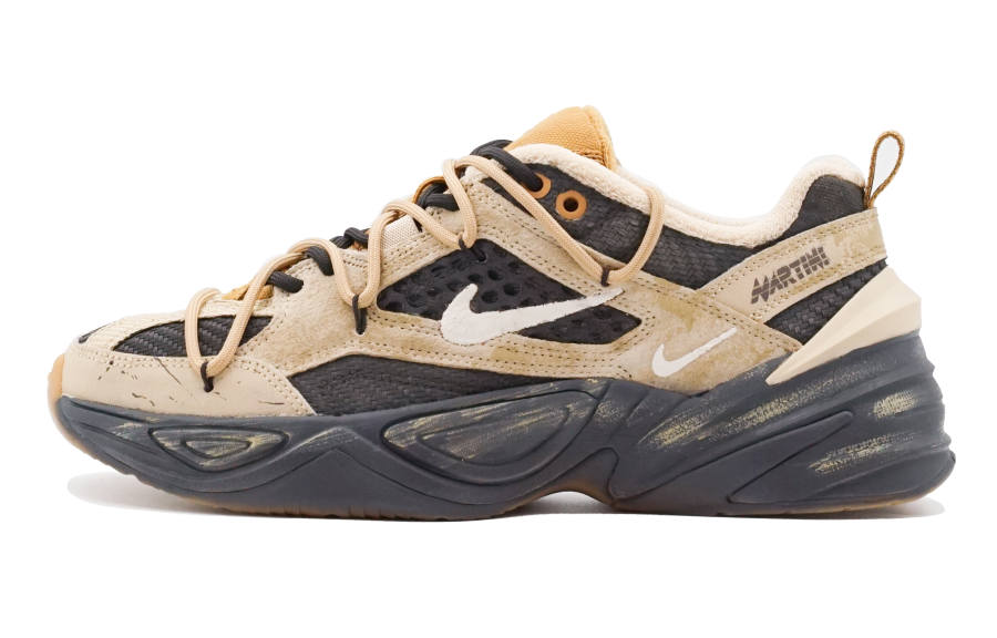 Nike Nike M2K Tekno Wild Forest Wind Abrasion Resistant Abrasion Resistant Low top Chunky Sneakers Unisex Khaki Black
